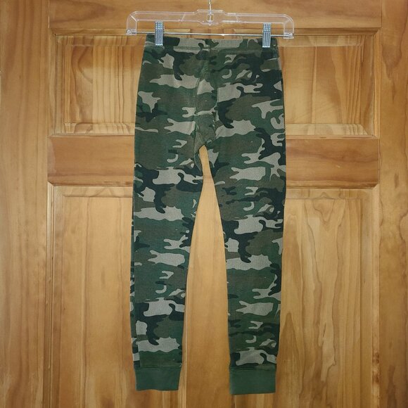 5/$30 Boys Cherokee Thermal Green Camouflage Long Sleeve Top and Pants - Picture 5 of 5